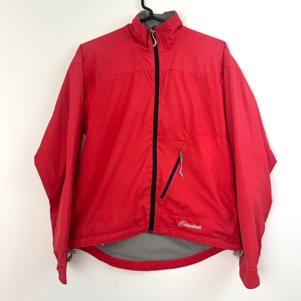 Cloudveil Jacket Mens Medium Red Performance Insulated Shell Lightweight Lined‎